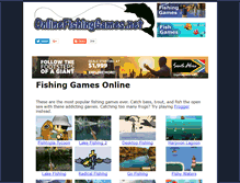 Tablet Screenshot of onlinefishinggames.net